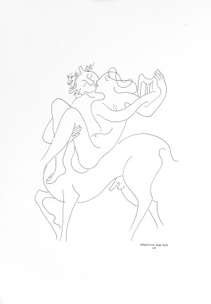 Krystyna SADOWSKA (1912 - 1990), Kompozycja mitologiczna; 1979