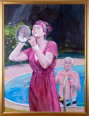 Laura WASILEWSKA (1986), Nad basenem - Antoni Fałat; 2010