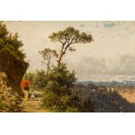 Aleksander Swieszewski (1839 Warsaw - 1895 Munich), A Walk in the Mountains