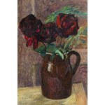 Józef Czapski (1896 Prague - 1993 Maisons Laffitte), Roses in a clay jug