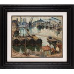 Maria Melania Mutermilch Mela Muter (1876 Varsavia - 1967 Parigi), L'alba a Marsiglia (L'aube à Marseille), 1932