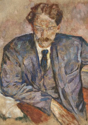 Maria Melania Mutermilch \ Mela Muter (1876 Warszawa - 1967 Paryż), Portret pisarza Henri'ego Barbusse, 1923 (?)