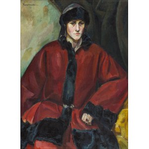 Helena Kwiatkowska (1886 - 1956 ), Ritratto della signorina J. (Portrait de Mlle J.), prima/ o 1923