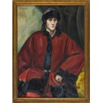 Helena Kwiatkowska (1886 - 1956 ), Ritratto della signorina J. (Portrait de Mlle J.), prima/ o 1923