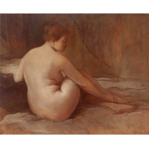Franciszek Żmurko (1859 Lviv - 1910 Warsaw), Female nude