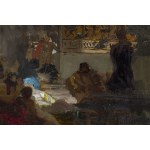 Henryk Siemiradzki (1843 Belgorod near Kharkiv - 1902 Strzalkow), "Orgia during the reign of Tiberius on the island of Capri," pre/ or 1881