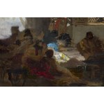 Henryk Siemiradzki (1843 Biełgorod k. Charkowa - 1902 Strzałków), Orgia za czasów Tyberiusza na wyspie Capri, przed/lub 1881