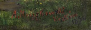 Aleksander Mroczkowski (1850 Kraków - 1927 Stubno k. Przemyśla), Orka, 1880