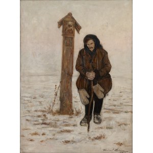 Wlastimil Hofman (1881 Praga - 1970 Szklarska Poreba), Preghiera, 1921