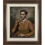 Roman Kramsztyk (1885 Varšava - 1942 Varšava), Portrét Marcela Sauvage, asi 1925