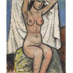 Tymon Niesiolowski (1882 Lviv - 1965 Torun), "Sitting Nude," 1960.