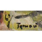 Tymon Niesiolowski (1882 Lviv - 1965 Torun), "Sitting Nude," 1960.