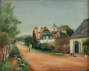 Henryk Hayden (1883 Warszawa - 1970 Paryż), Krajobraz z Meyronne, około 1929-31