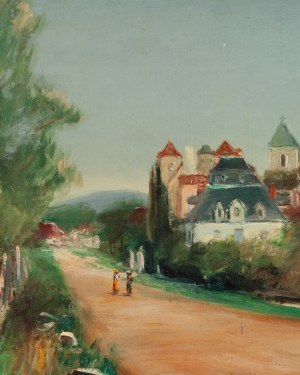 Henryk Hayden (1883 Warszawa - 1970 Paryż), Krajobraz z Meyronne, około 1929-31