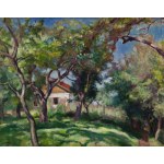 Wojciech Weiss (1875 Leorda, Romania - 1950 Krakow), "In front of the house in Calvary", ca. 1917