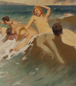 Feliks Michał Wygrzywalski (1875 Przemyśl - 1944 Rzeszów), Nereidy wśród fal