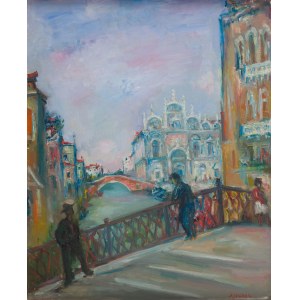 Jakub Zucker (1900 Radom - 1981 New York), View from Venice, 1970