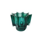 proj. Rudolf Jurnikl, "Iceberg" candleholder, Bohemia Glass
