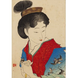 Sensei Eitaku (1843 - 1890), Former courtesan , 1892