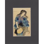 Utagawa Toyokuni (1769-1825), Po kąpieli - chłód przenika skórę, 1892