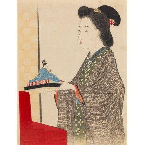Takeuchi Keishu (1861 - 1942), Hina matsuri, 1912