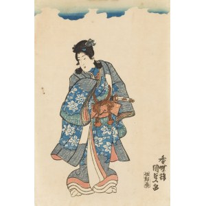 Takeuchi Keishu (1861 - 1942), Gejsza, 1900