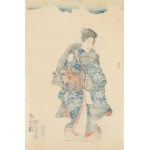 Takeuchi Keishu (1861 - 1942), Gejsza, 1900