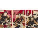 Kunichika Toyohara (1835 - 1900 ), Bunt w Sejnan, 1878