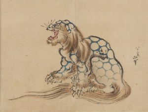 Hokusai Katsushika (1760 - 1849 ), Lew, 1891