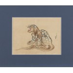 Hokusai Katsushika (1760 - 1849 ), Lion, 1891