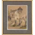 Erazm Fabijański (1826-1892), Dans une ville galicienne.