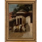 Stanisław Chlebowski (1835-1884), Scena orientalna z jeźdźcami