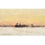 Mikhail Gorstkin Wywiórski (1861-1926), "Winter Morning".