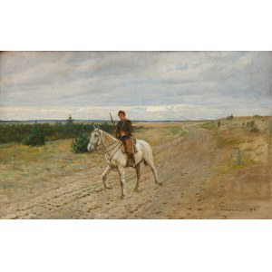 Antoni Piotrowski (1853-1924), Front Guard, 1863.