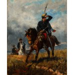 Wojciech Kossak (1856-1942), "On Reconnaissance."