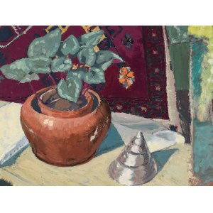 Jerzy Włodzimierz Tyska (1901 -1943), Nature morte avec coquillage.