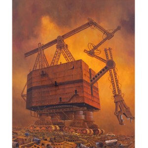 Andrzej Żurański (né en 1954), Godzilla en tôle, 2023