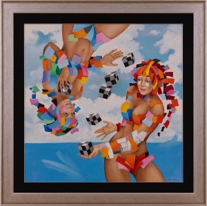 Andrejus Kovelinas (ur. 1958), Sky Jonglers, 2018