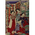Toyohara Chikayoshi(active l.70-80.XIX century), Concert