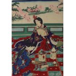 Toyohara Chikayoshi(active l.70-80.XIX century), Concert