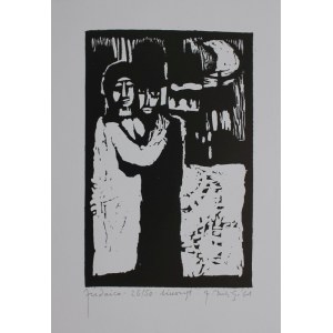 Jerzy Duda-Gracz, Couple from the series Judaica(1964, later print)