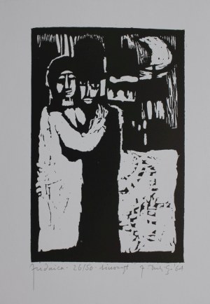 Jerzy Duda-Gracz, Para z cyklu „Judaica”(1964, odbitka późniejsza)