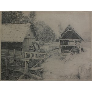 Wojciech Gerson, Mill in Tylicz, 1889