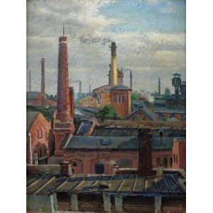 A.N. (19th/20th century), Panorama of Lodz