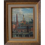 A.N. (19th/20th century), Panorama of Lodz