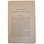 SIENKIEWICZ Henryk – „QUO VADIS.“ Příběh z dob Nera / „QUO VADIS.“ A Narrative of the Time of Nero [angl.], sv. 1–2, vyd. 1897 [ILUSTRACE]