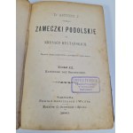 [ROLLE Antoni] Dr Antoni J. – LES CHÂTEAUX DE PODOLIE DANS LES TERRES LIMITROPHES DE MULTA Kamieniec-sur-Smotrycz