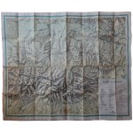 CARTE DES TATRAS ET DES PIENINES de 1957