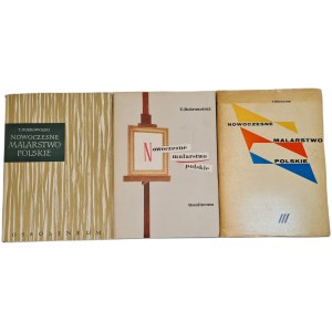 Tadeusz DOBROWOLSKI - MODERN POLISH PAINTING, Volumes I–III [First Edition, ILLUSTRATIONS, COMPLETE SET]