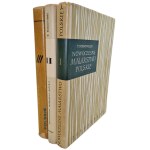 Tadeusz DOBROWOLSKI - MODERN POLISH PAINTING, Volumes I–III [First Edition, ILLUSTRATIONS, COMPLETE SET]